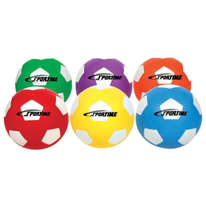 Sportime Size 5 Soccer Balls, Set of 6 Bargain